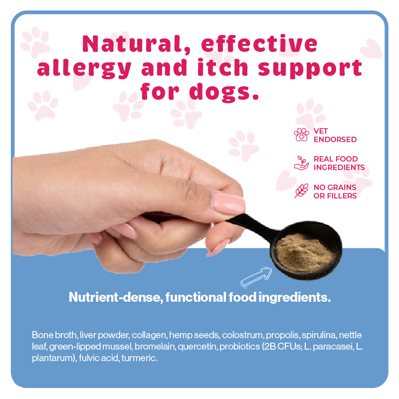 Vital Dog Product Carousel Tiles Allergy Powder And Ingredients