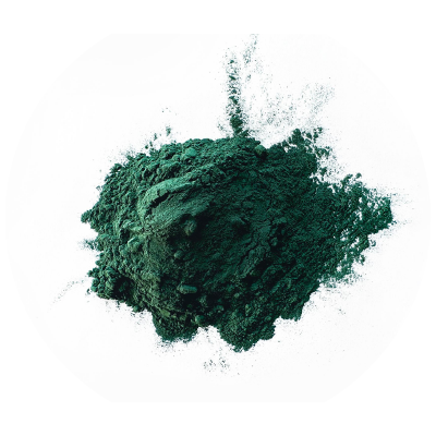 Ingredient Icons (circles) Spirulina